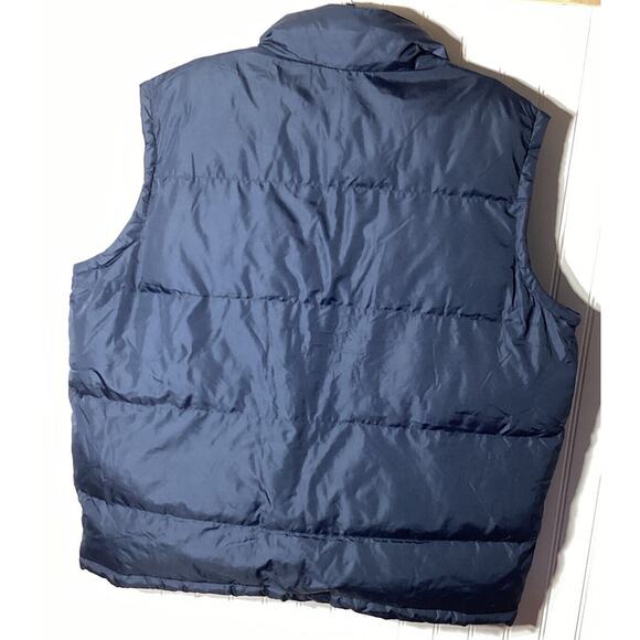 U.S. Polo ASSN Vest Men's Medium XL Blue Sleeveless Bomber Red Pony - Picture 7 of 7